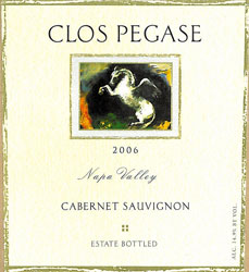 Wine Label for Clos Pegase